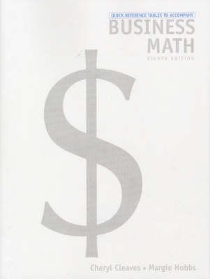 Quick Reference Table for Business Math & Study Guide Package ...