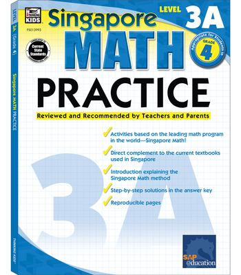 Math Practice, Grade 4: Reviewed and Recommended by Teachers and Parents (Singapore Math) By Singapore Asian Publishers (Compiled by), Carson Dellosa Education (Compiled by) Cover Image