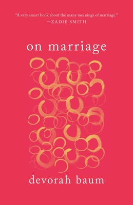 On Marriage By Devorah Baum Cover Image