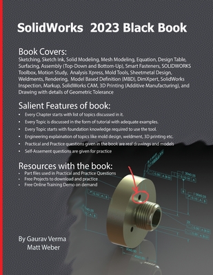 SolidWorks 2023 Black Book Cover Image