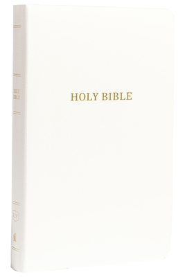 KJV, Gift and Award Bible, Imitation Leather, White, Red Letter Edition Cover Image
