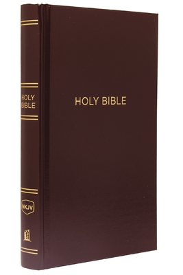 NKJV, Pew Bible, Hardcover, Burgundy, Red Letter Edition Cover Image