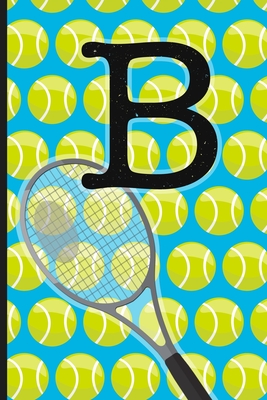 B: Tennis Monogram Initial Notebook for boys Letter B - 6