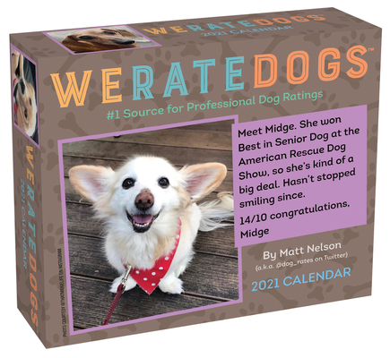 WeRateDogs 2021 Day-to-Day Calendar Cover Image