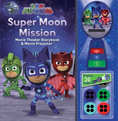 PJ Masks: Super Moon Mission Movie Theater Storybook & Movie Projector Cover Image