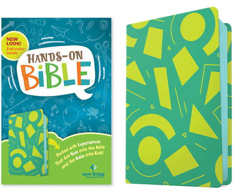 NLT Hands-On Bible, Third Edition (Leatherlike, Green Lines and Shapes) Cover Image