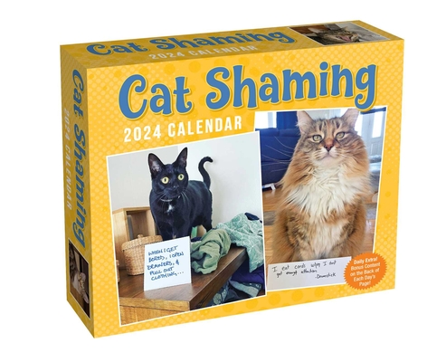 Cat Shaming 2024 Day-to-Day Calendar Cover Image