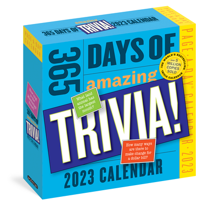 365 Days of Amazing Trivia! Page-A-Day Calendar 2023 By Workman Calendars Cover Image