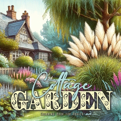 Cottage Garden Coloring Book for Adults: Cottages Coloring Book for Adults Gardens Coloring Book for Adults By Monsoon Publishing Cover Image
