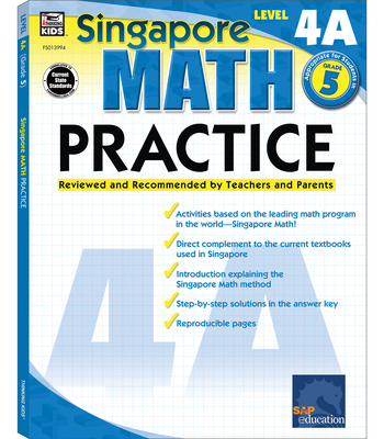 Math Practice, Grade 5: Reviewed and Recommended by Teachers and Parents Volume 12 (Singapore Math) Cover Image