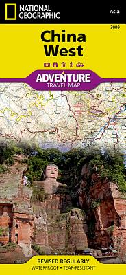 China West Map (National Geographic Adventure Map #3009) By National Geographic Maps Cover Image