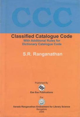 Classified Catalogue Code: With Additional Rules for Dictionary