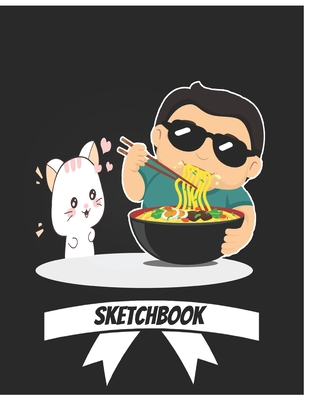 Manga Themed Sketchbook: Personalized Sketch Pad for Drawing with