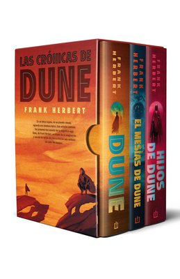 Estuche Trilogía Dune, edición de lujo (Dune; El mesías de Dune; Hijos de D  une ) / Dune Saga Deluxe: Dune, Dune Messiah, and Children of Dune Cover Image