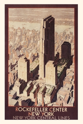 New York City Vintage Skyline Travel Poster Poster