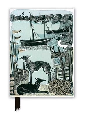 Angela Harding: Harbour Whippets (Foiled Journal) (Flame Tree Notebooks) By Flame Tree Studio (Created by) Cover Image