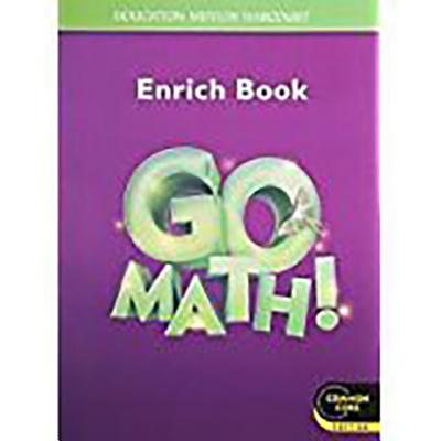 Student Enrich Workbook Grade 3 (Go Math! Vivan Las Matem)
