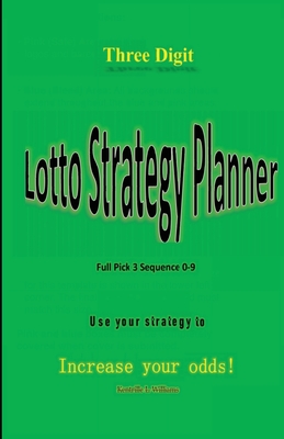 Three Digit Lotto Strategy Planner Full Pick 3 Sequence Cover Image