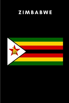 Zimbabwe: Country Flag A5 Notebook to write in with 120 pages Cover Image