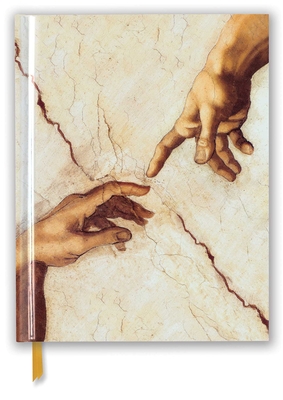 Michelangelo: Creation Hands (Blank Sketch Book) (Luxury Sketch Books) Cover Image