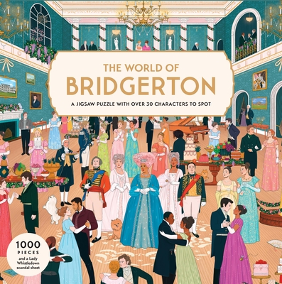 The World of Bridgerton 1000 Piece Puzzle: A 1000-piece jigsaw puzzle with over 30 characters to spot By Manjit Thapp (Illustrator) Cover Image