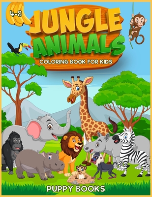 cartoon jungle animals coloring pages