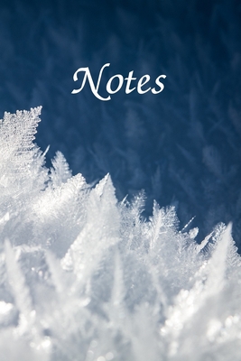 Notes: Beautiful Notebook With Tiny Ice And Snowflakes 6x9 Cover Image