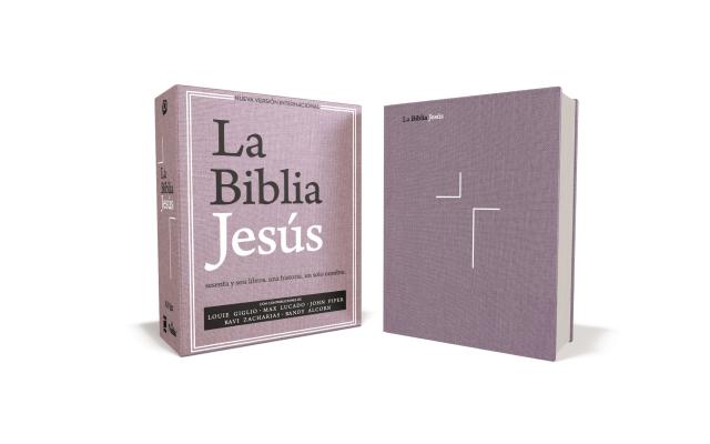 Biblia Jesús Nvi, Tapa Dura, Tela Lavanda Cover Image