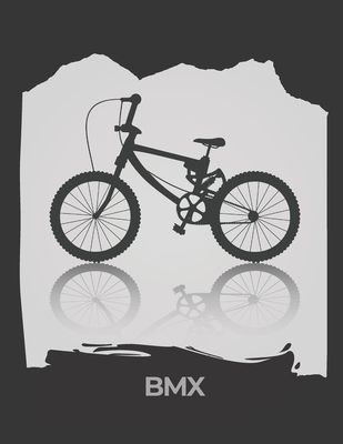 BMX: cahier de note ligné noir et blanc (Paperback)