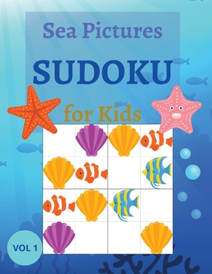 sea pictures sudoku for kids 30 easy sudoku puzzles for kids and beginners 4x4 with solutions large print paperback the elliott bay book company