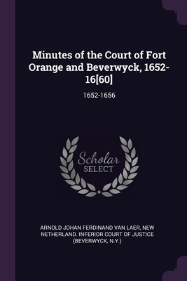 Minutes of the Court of Fort Orange and Beverwyck, 1652-16[60]: 1652-1656 Cover Image