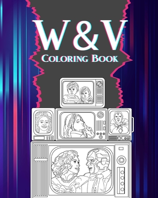 WandaVision Coloring Book: Coloring Books for Adults, TV Series Coloring Book, Marvel Coloring By Paperland Cover Image