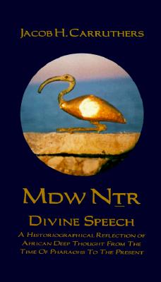 Mdw Dtr: Divine Speech: A Historiographical Reflection of African Deep Thought from the Time of the Pharaohs to the Present Paperback Cover Image