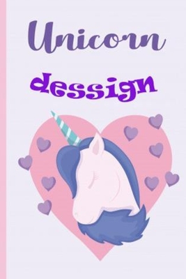 unicorn dessign: This book gives you 67 pages, each page will help you to color and draw size 6×9 Cover Image