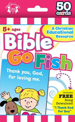 Bible Go Fish Christian 50-Count Game Cards (I'm Learning the Bible Flash Cards) By Twin Sisters®, Kim Mitzo Thompson, Karen Mitzo Hilderbrand Cover Image