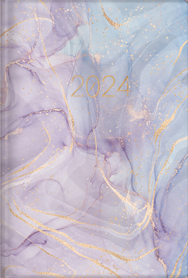 The Treasure of Wisdom - 2024 Daily Agenda - Purple Marble: A Daily Calendar, Schedule, and Appointment Book with an Inspirational Quotation or Bible Cover Image