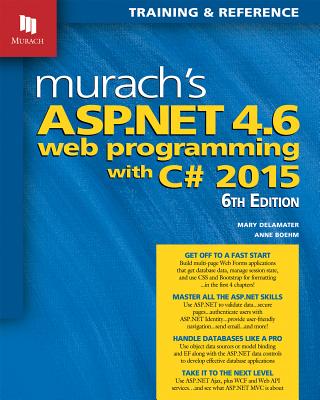 Murach's ASP.NET 4.6 Web Programming with C# 2015 Cover Image