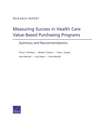 Measuring Success in Health Care Value-Based Purchasing Programs: Summary and Recommendations Cover Image