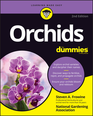 Orchids for Dummies By National Gardening Association, Steven A. Frowine Cover Image