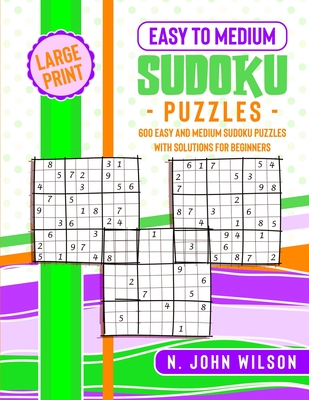 easy to medium sudoku puzzles 600 easy and medium sudoku puzzles with solutions for beginners paperback golden lab bookshop