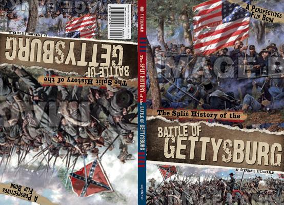 The Split History of the Battle of Gettysburg: Union Perspective/Confederate Perspective (Perspectives Flip Books) By Stephanie Fitzgerald Cover Image