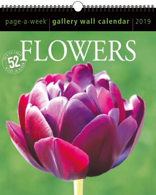 Flowers Page-A-Week Gallery Wall Calendar 2019 By Workman Publishing Cover Image