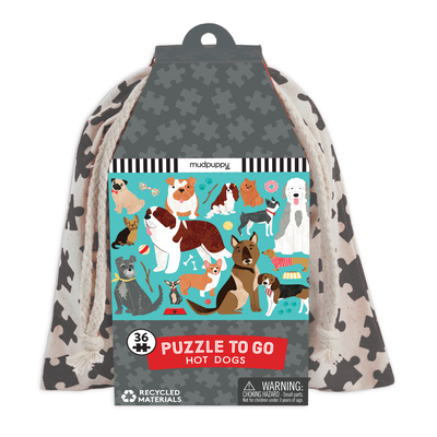 Hot Dogs Puzzle to Go By Liz Forester (Illustrator) Cover Image