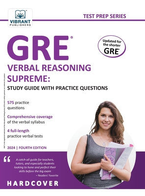 GRE Verbal Reasoning Supreme Study Guide with Practice Questions: Study Guide with Practice Questions Cover Image