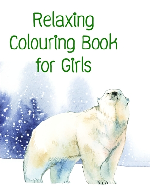 Relaxing Colouring Book for Girls: Funny Animals Coloring Pages for Children, Preschool, Kindergarten age 3-5 (Early Education #17) By Harry Blackice Cover Image