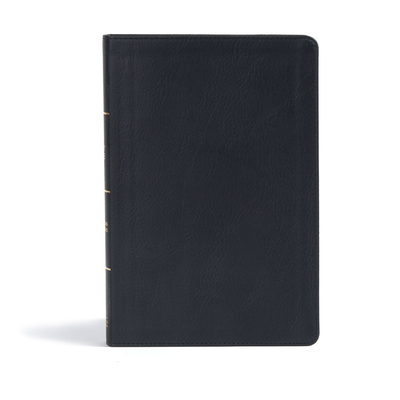 CSB Giant Print Reference Bible, Black LeatherTouch Cover Image