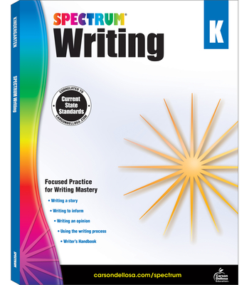 Spectrum Writing, Grade K Cover Image