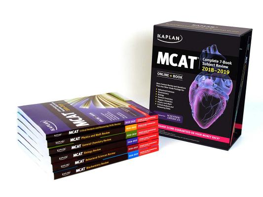 MCAT Complete 7-Book Subject Review 2018-2019: Online + Book (Kaplan Test Prep) Cover Image