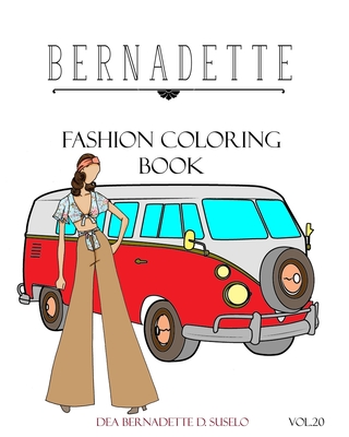 BERNADETTE Fashion Coloring Book Vol.20: 60s Inspired Outfits Cover Image