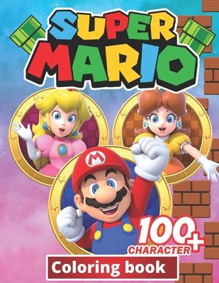Super Mario Coloring Book 100 Illustrations Wonderful Jumbo Super Mario Coloring Book For Kids Ages 3 7 4 8 8 10 8 12 Fun Super Mario Bo Paperback Herringbone Books